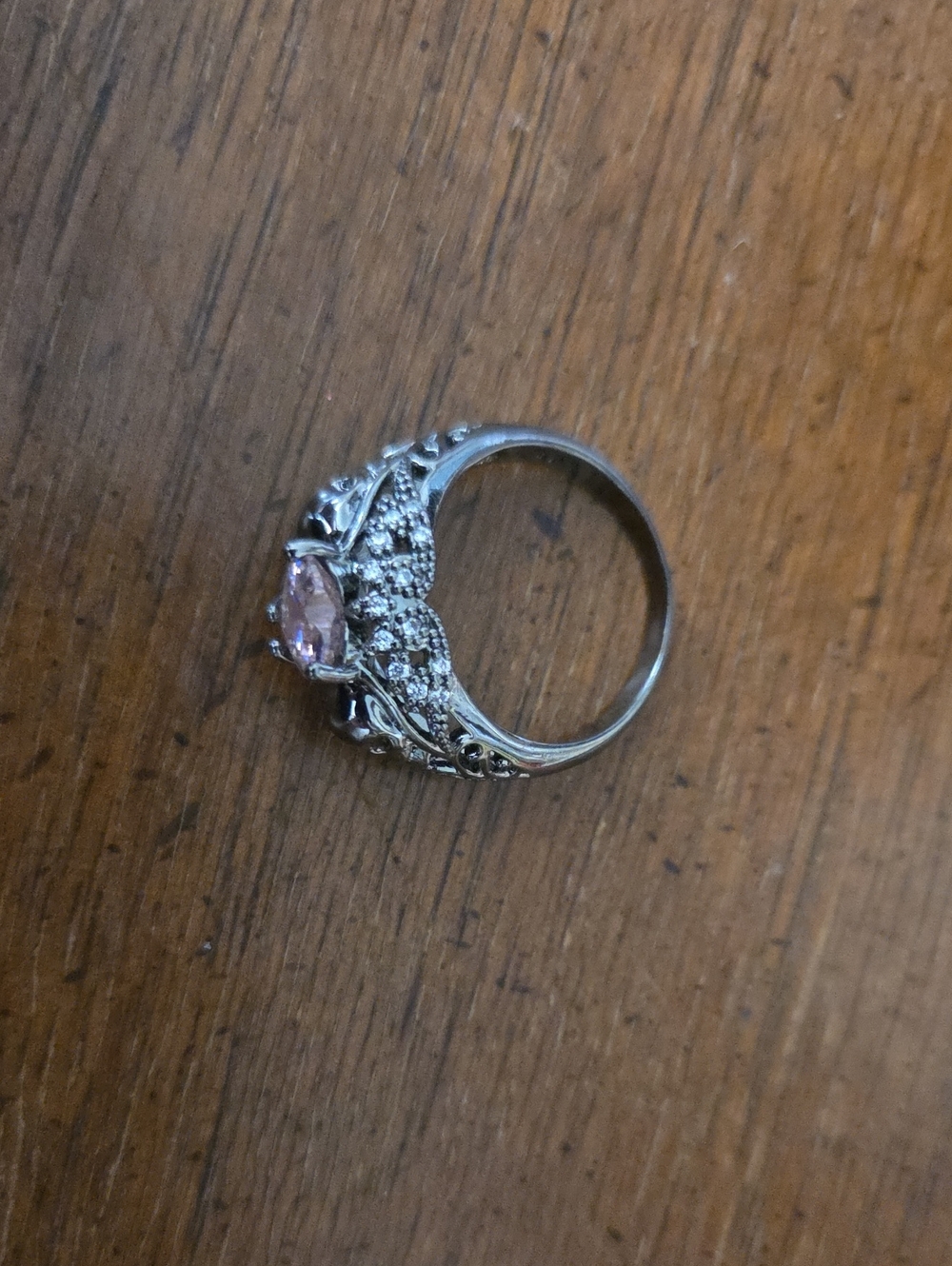 Gothic Promise/wedding Ring - Picture 3 of 4